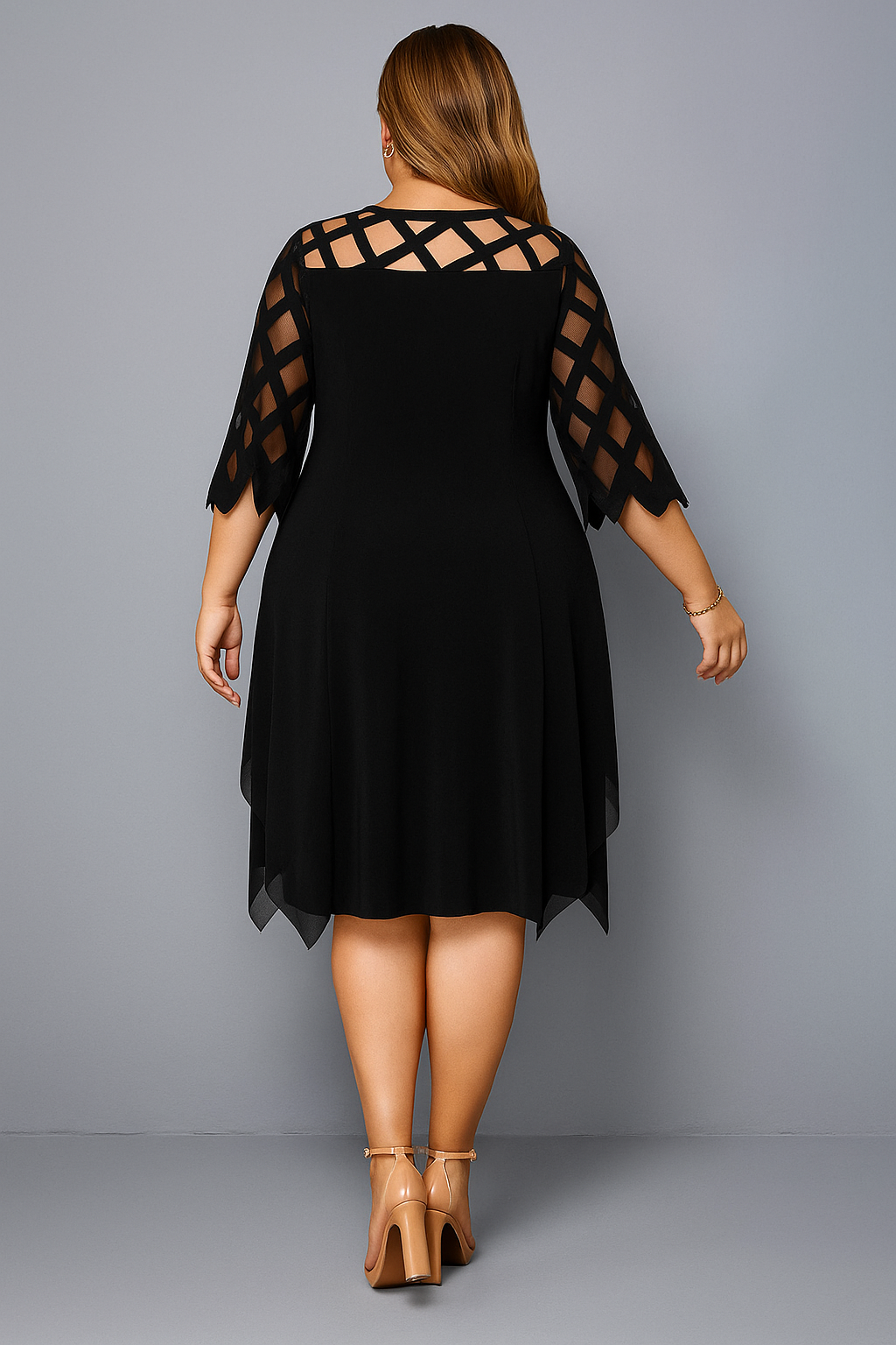 Elegante Vestido Asimétrico