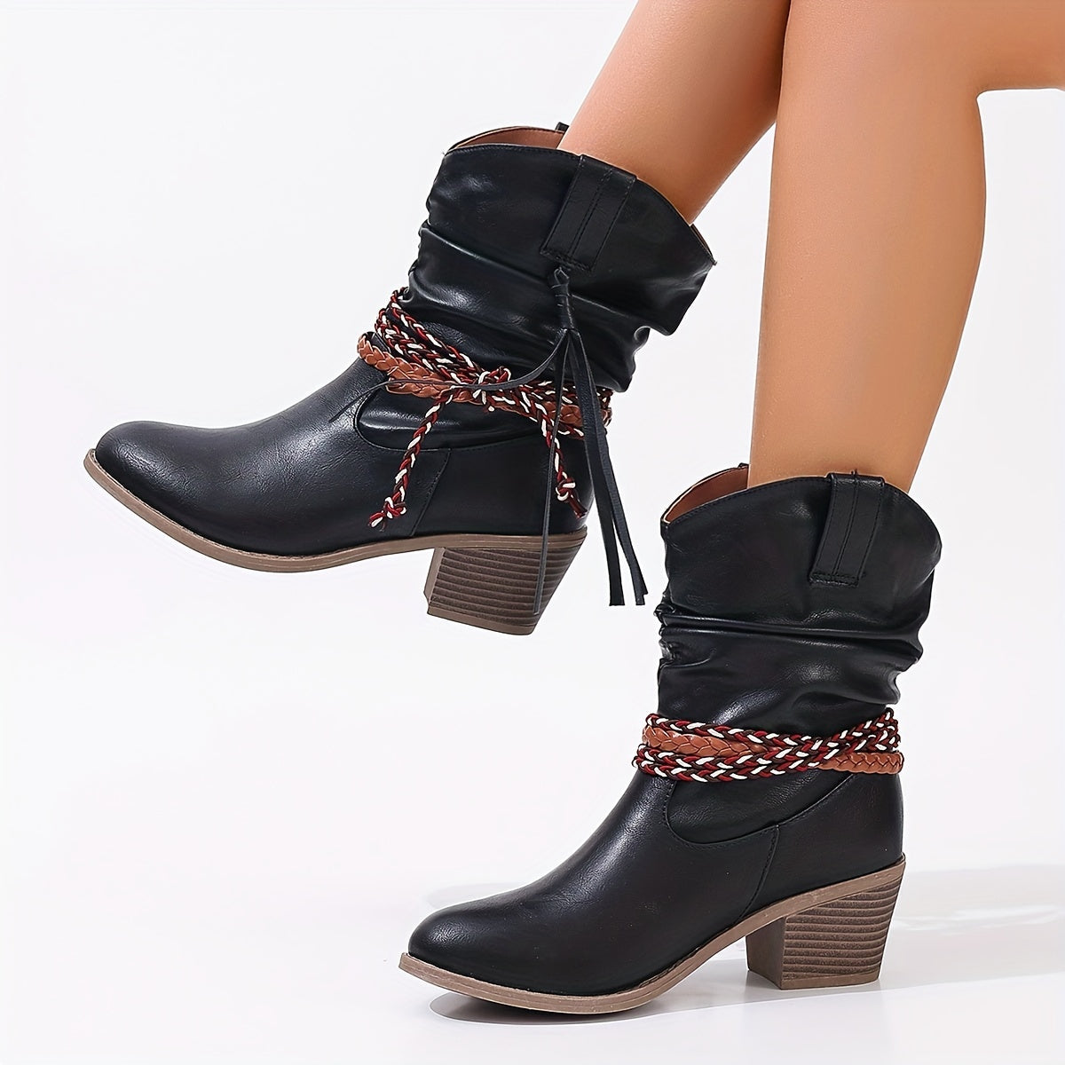 Botas Tacón Bloque Paso-Estable