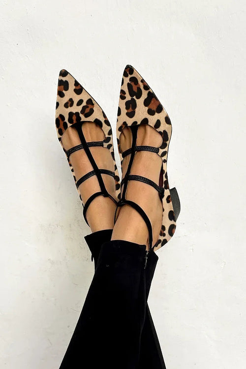 Bailarinas Animal-Print Cómodas