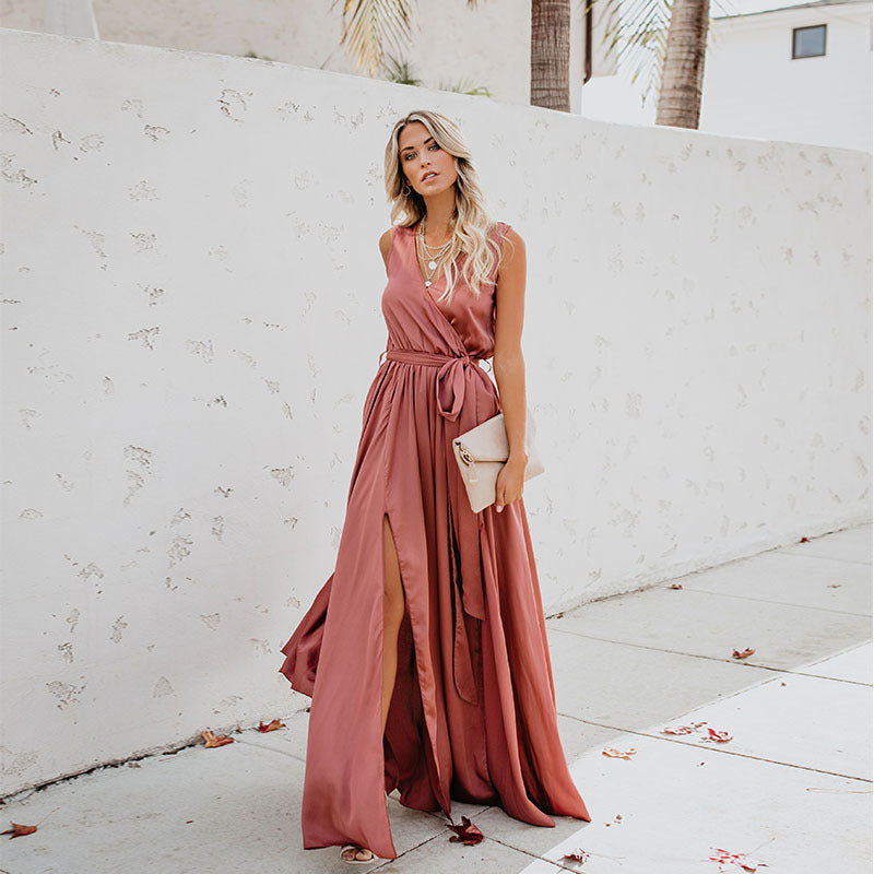 Vestido Halter Veraniego Elegante