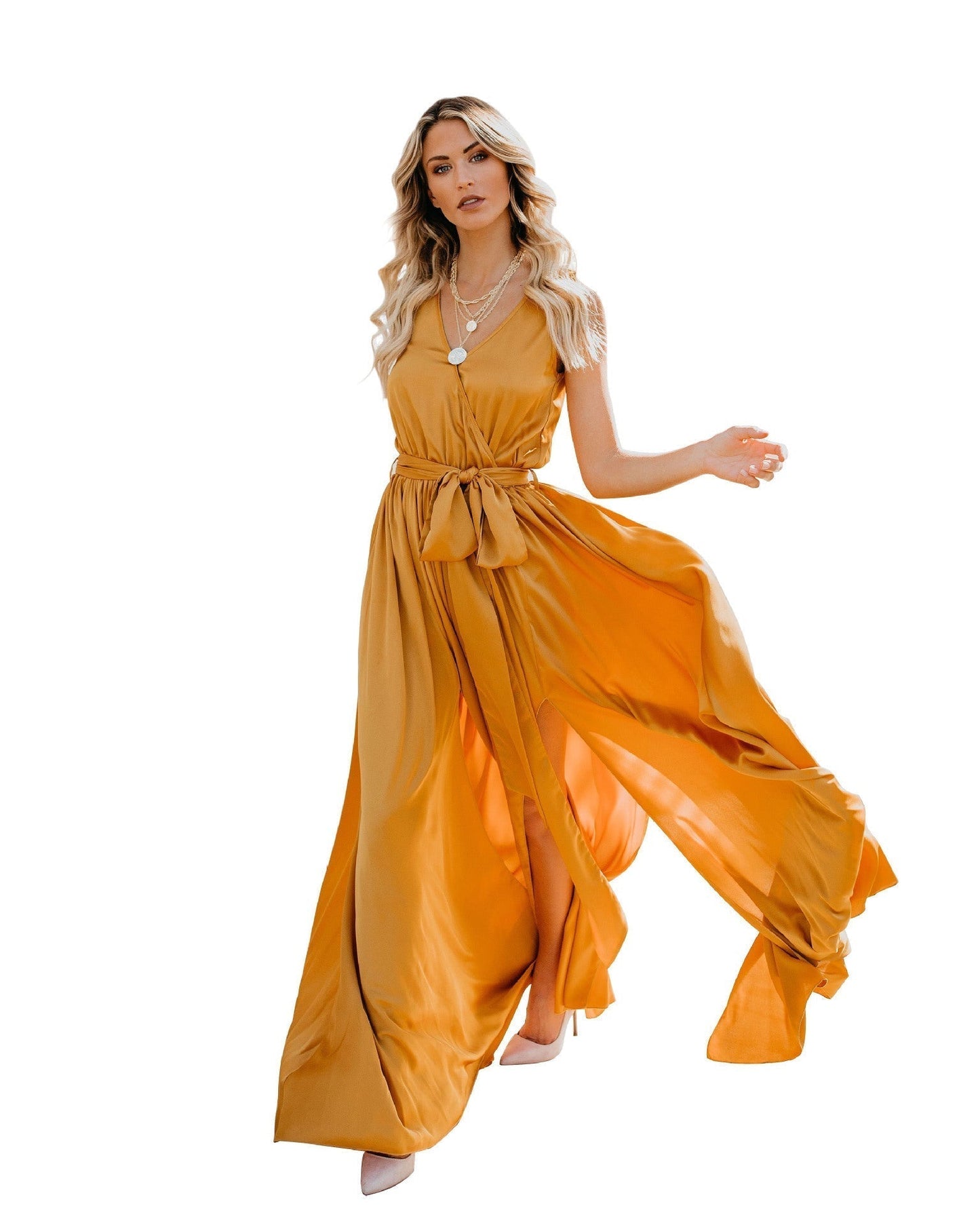 Vestido Halter Veraniego Elegante