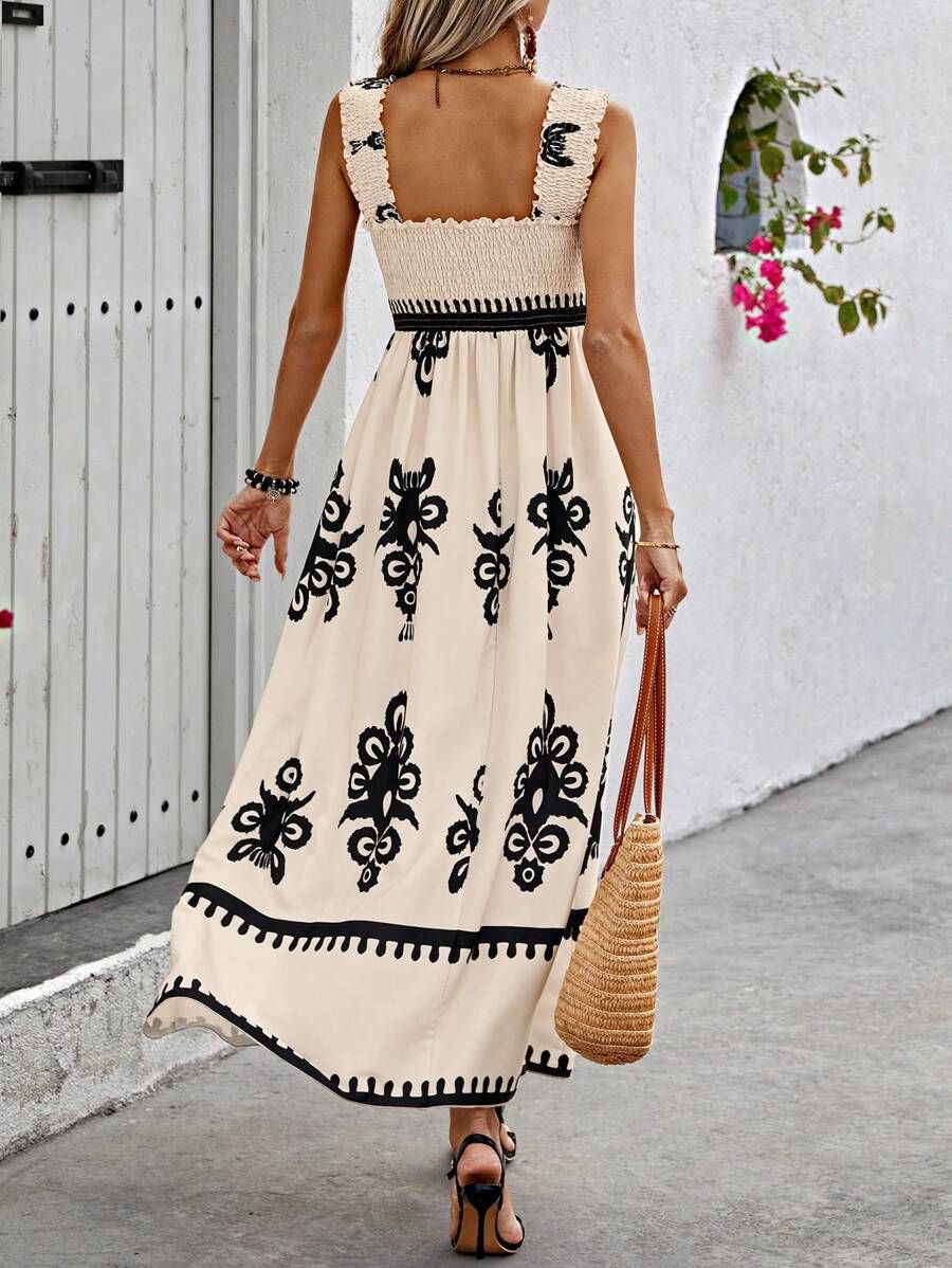 Maxi Vestido Apricot Fresco