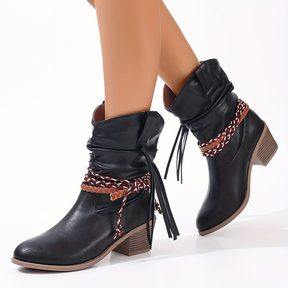 Botas Tacón Bloque Paso-Estable