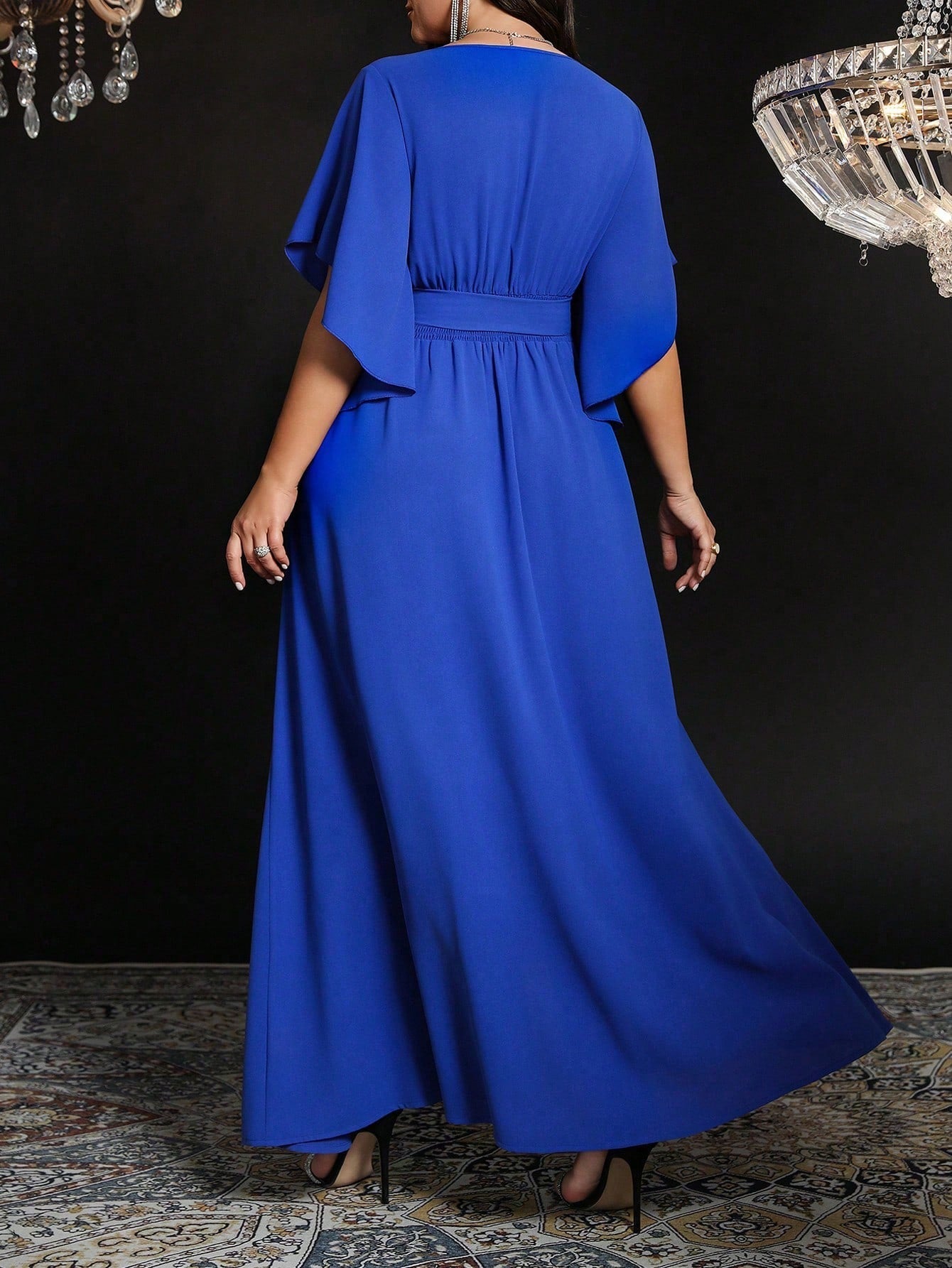 Vestido Maxi Efecto-Silueta