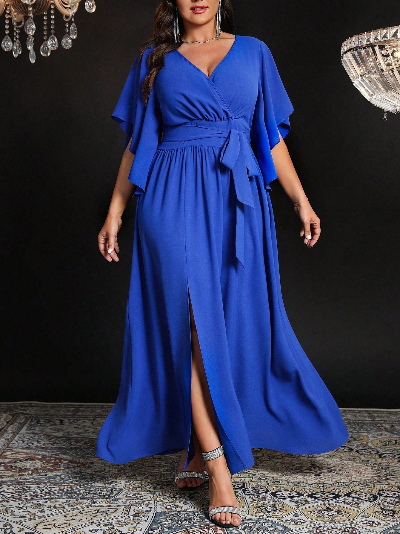 Vestido Maxi Efecto-Silueta