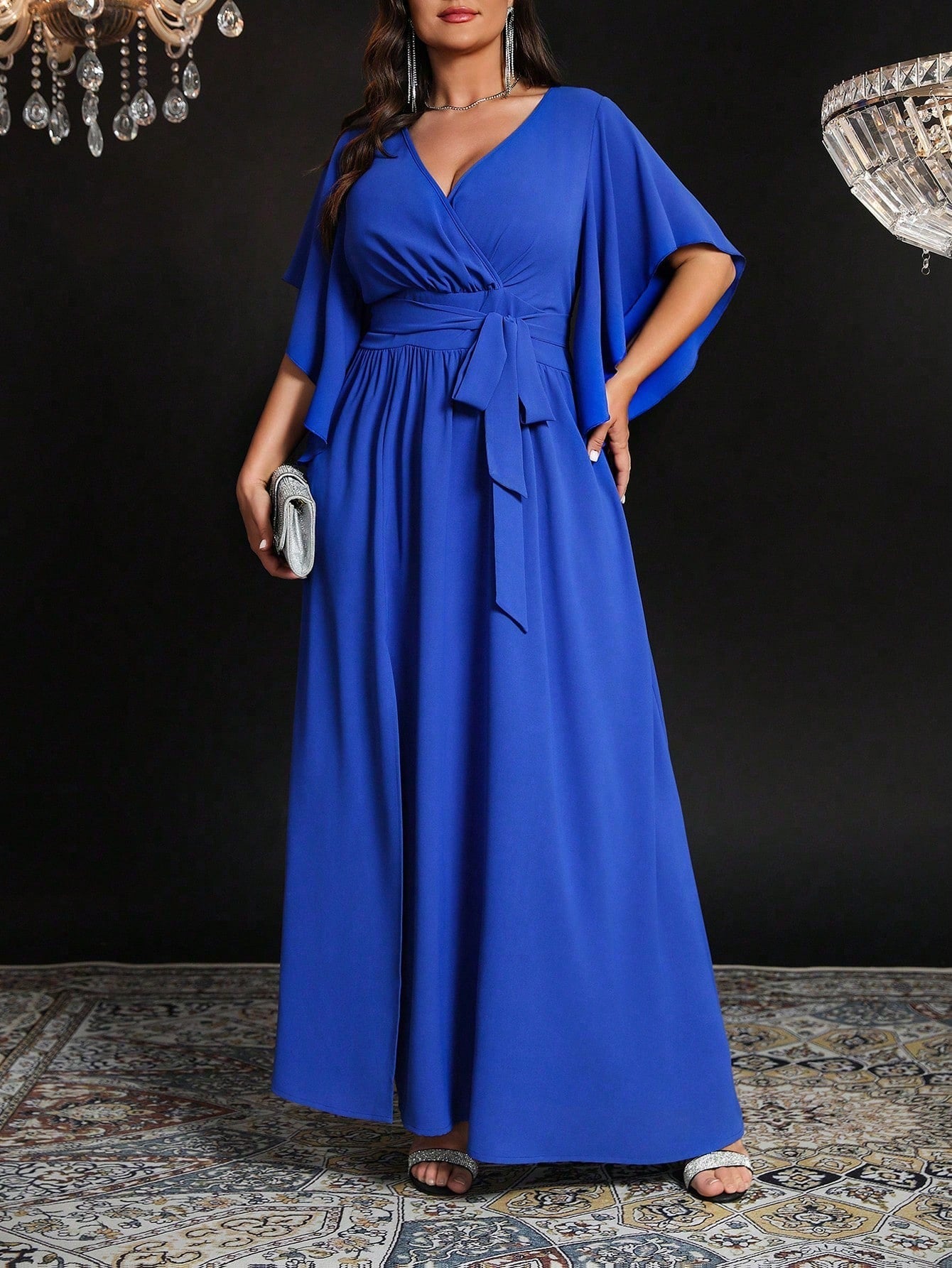 Vestido Maxi Efecto-Silueta