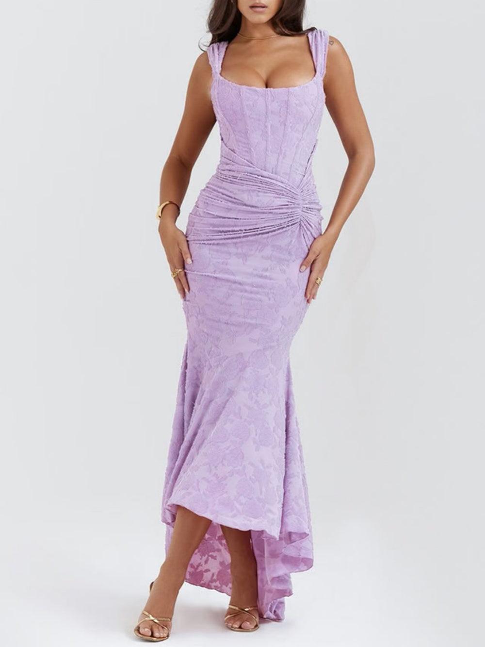 Vestido Floral Escultor Maxi