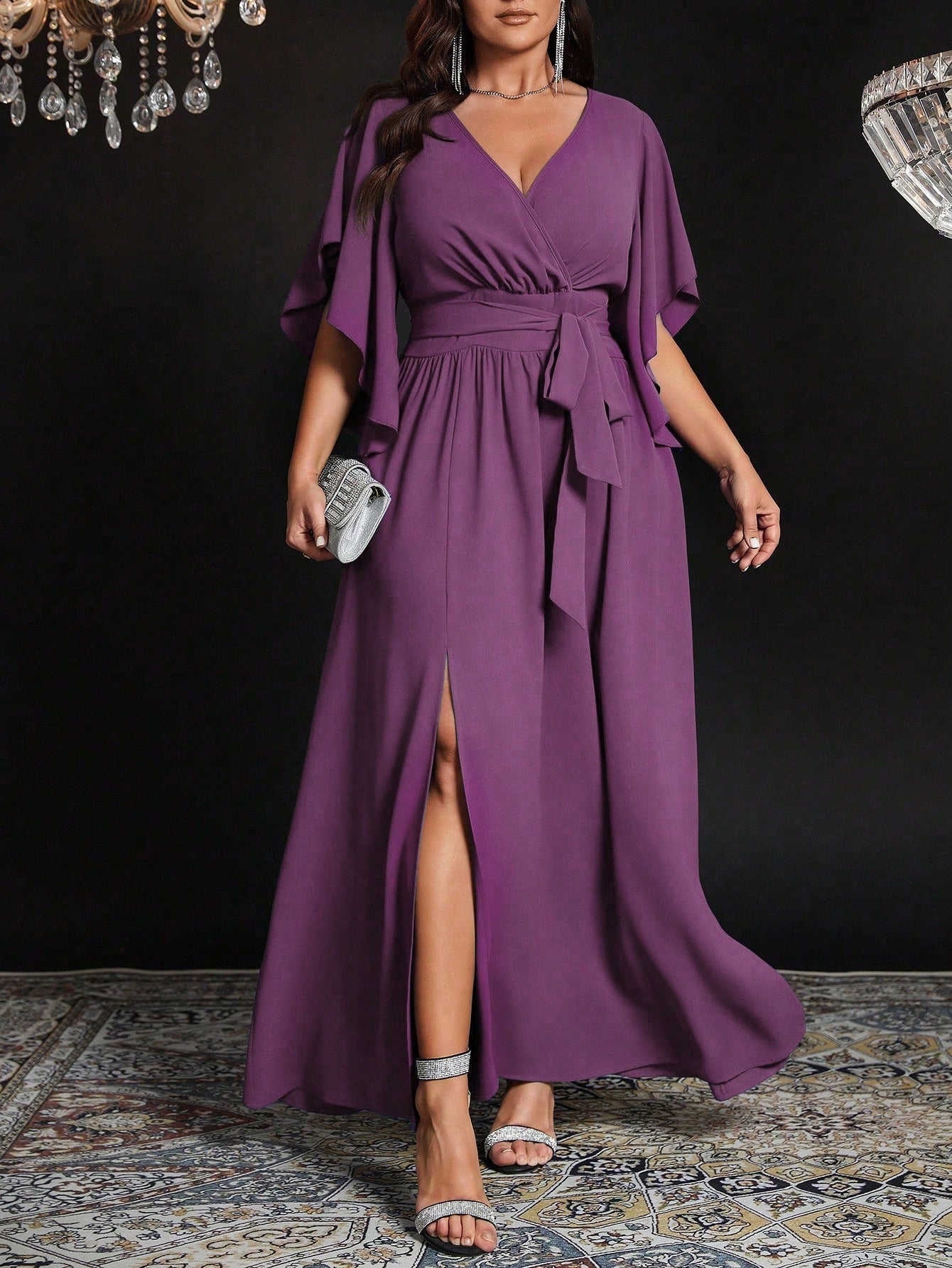 Vestido Maxi Efecto-Silueta