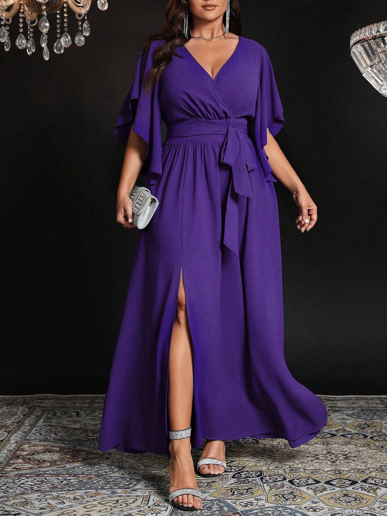 Vestido Maxi Efecto-Silueta