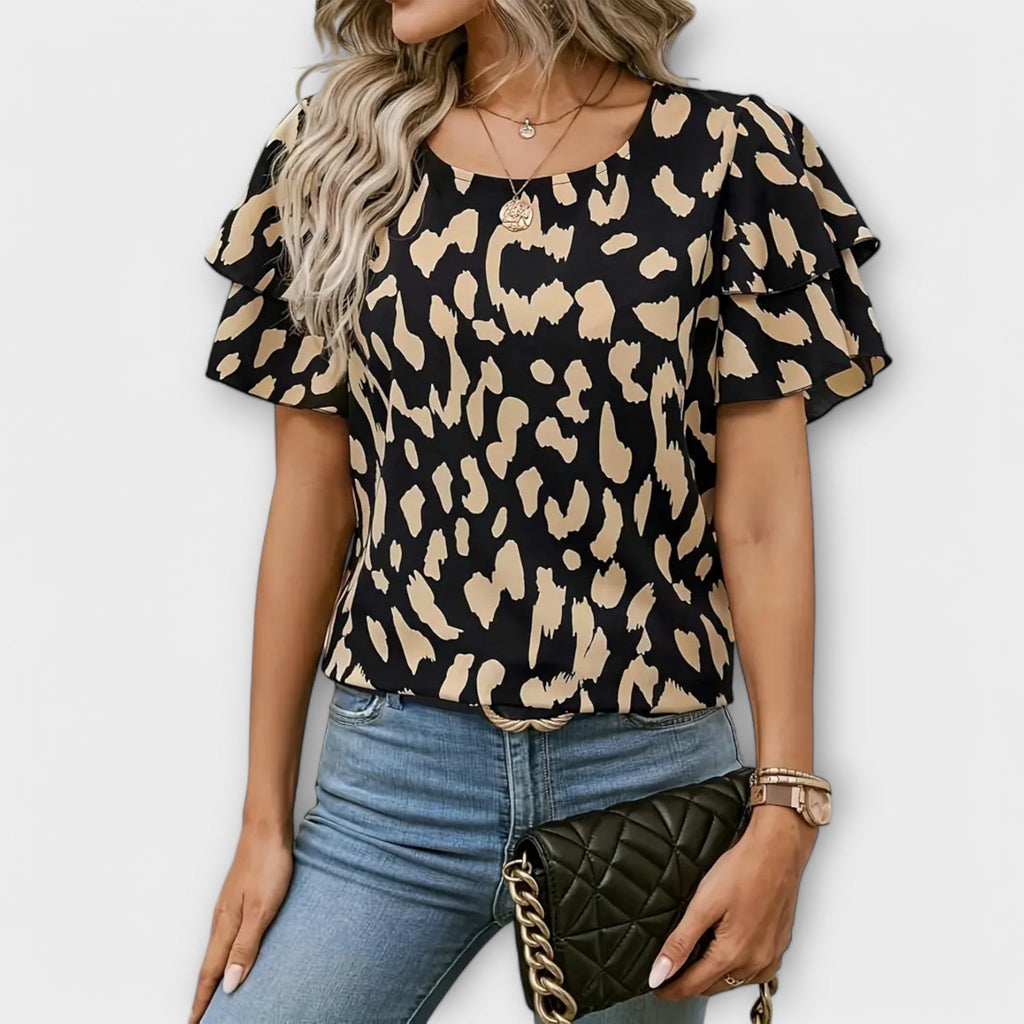 Blusa-Imaginativa Relajada