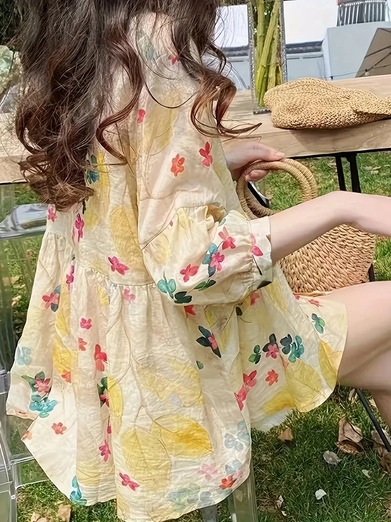 Blusa Floral Corte-Favorecedor