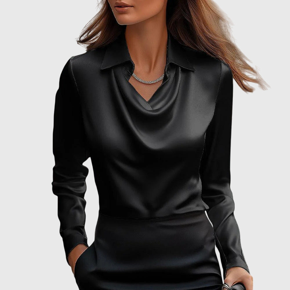 Blusa Brillo-Satinado