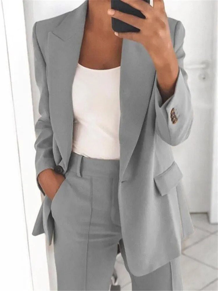 Elegante Traje-Femenino 2 Piezas
