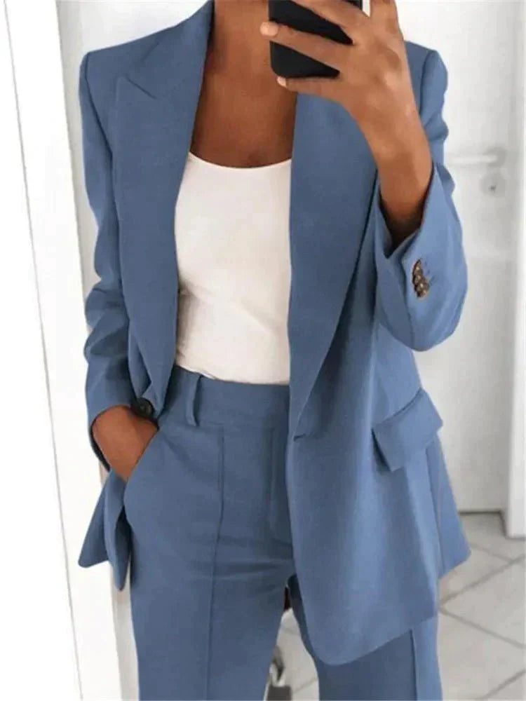 Elegante Traje-Femenino 2 Piezas