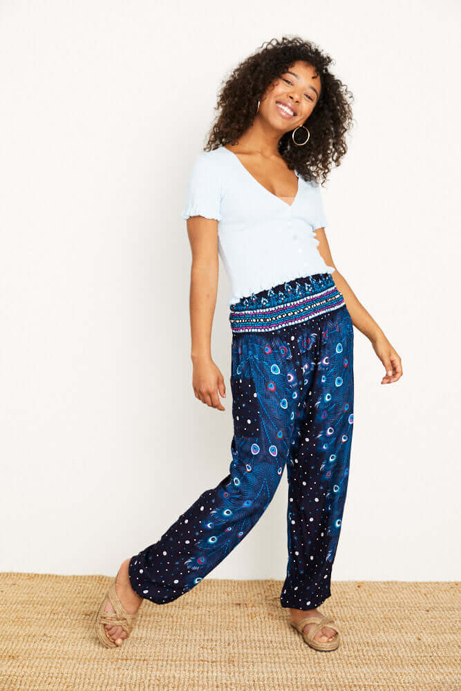 Pantalón Harem Ultra-Suave