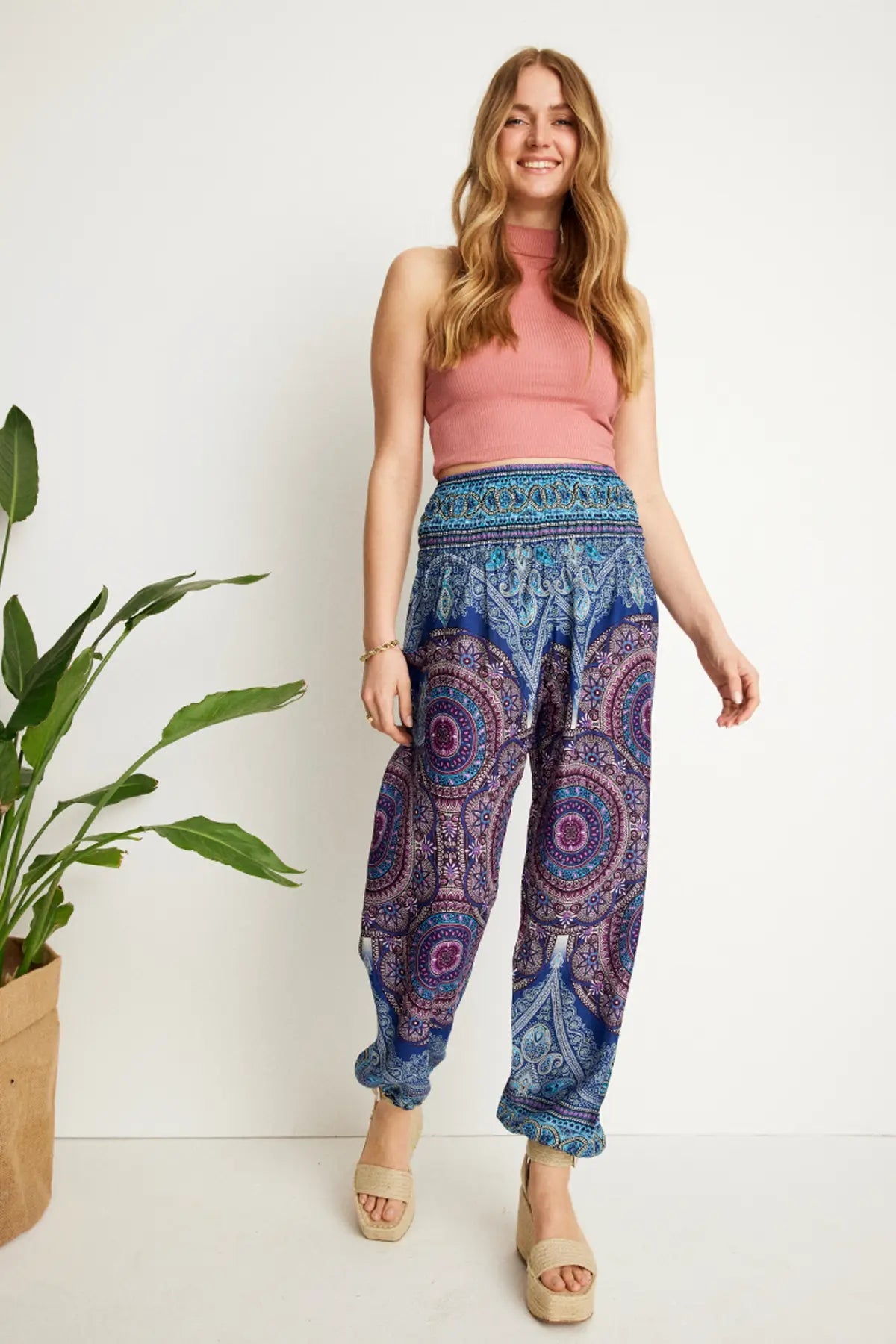 Pantalón Harem Ultra-Suave