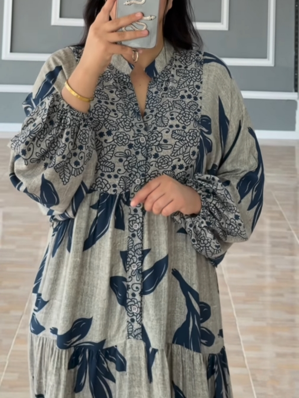 Vestido Suelto Manga Elegante