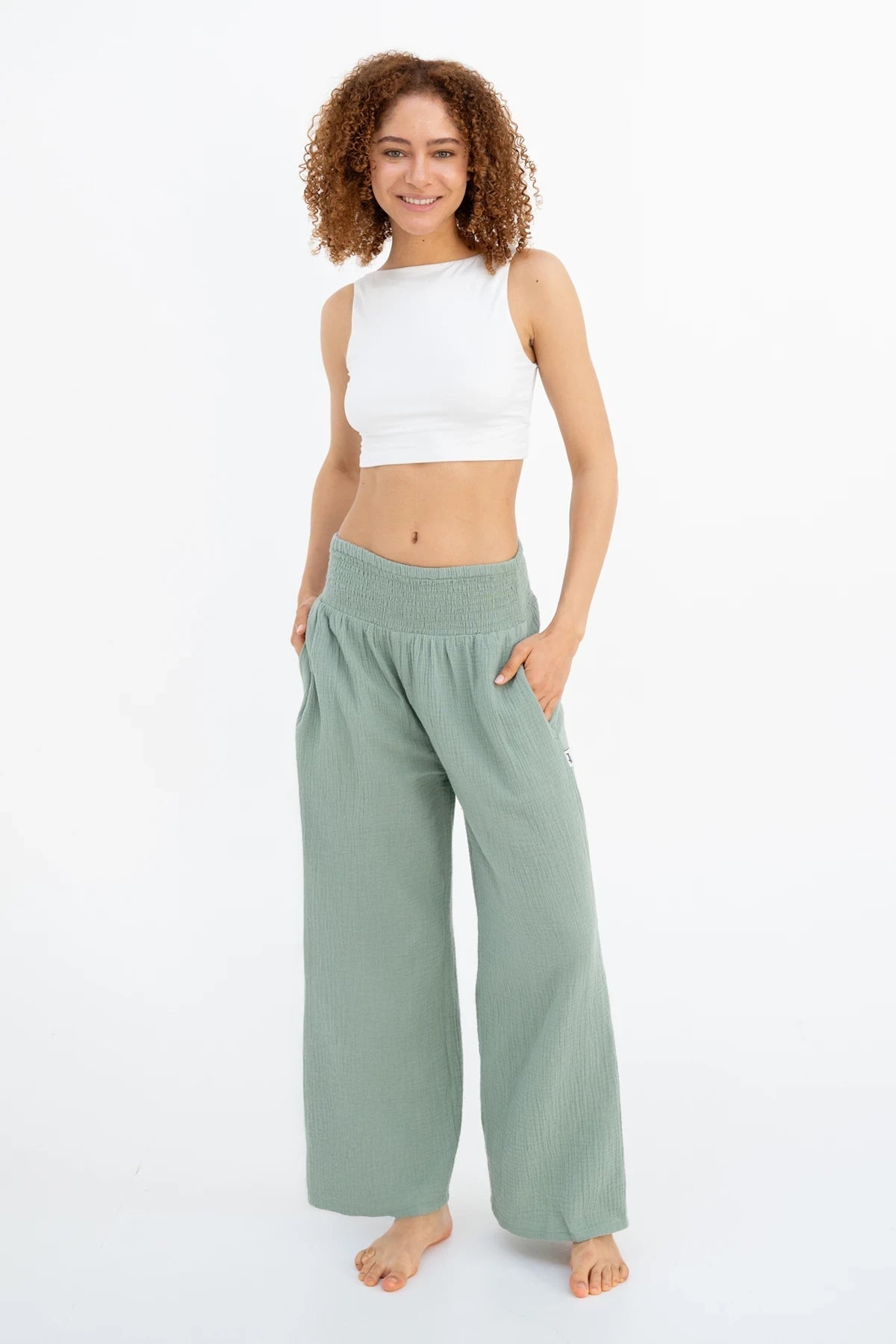 Pantalón Palazzo Eco-Suave