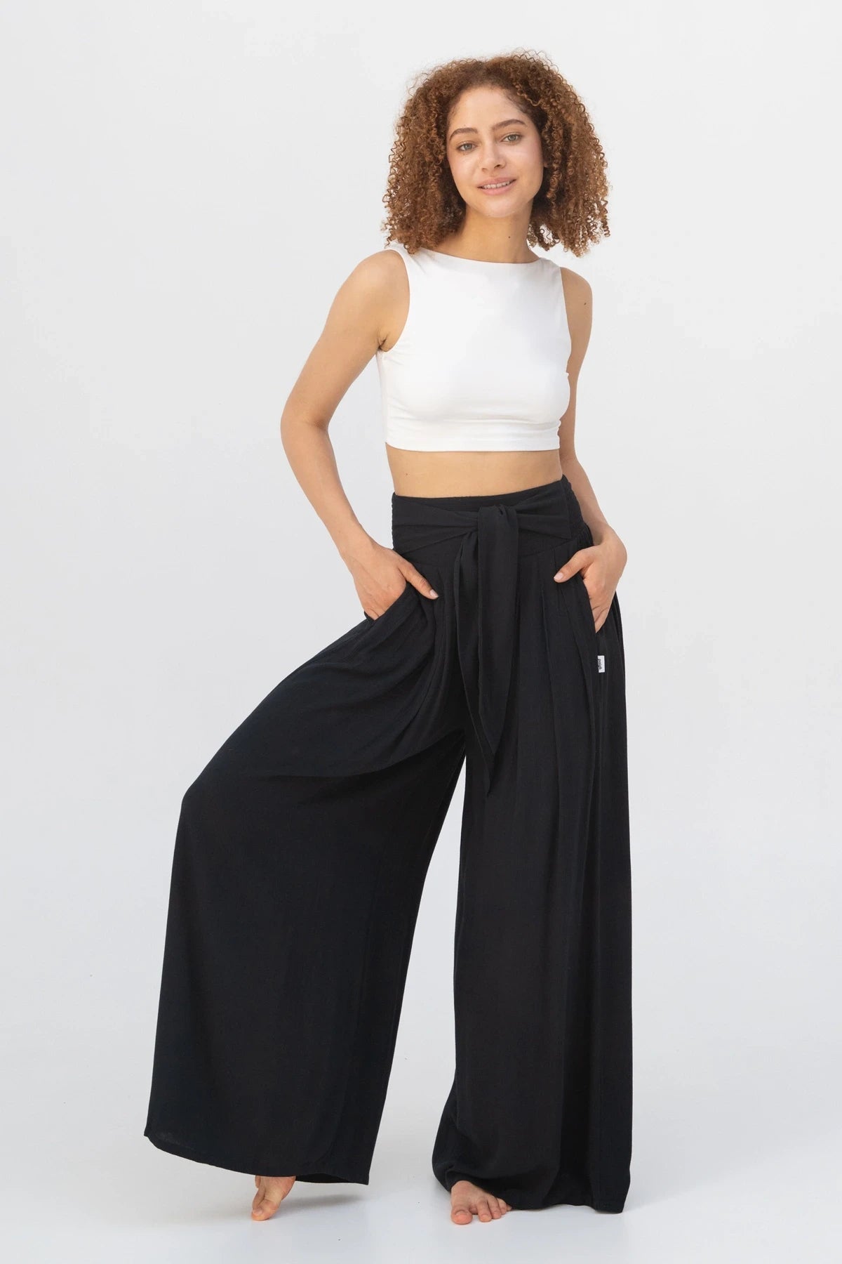 Pantalón Palazzo Tacto-Frío