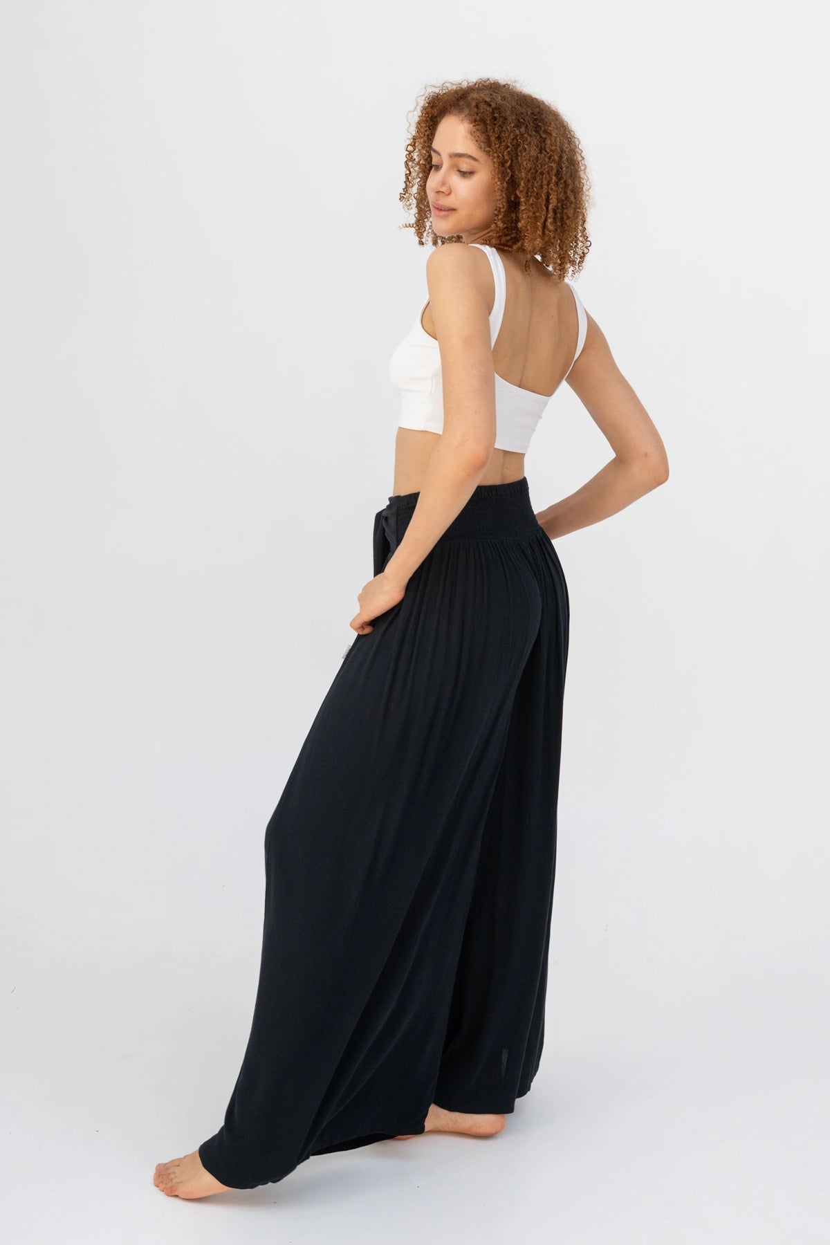 Pantalón Palazzo Tacto-Frío