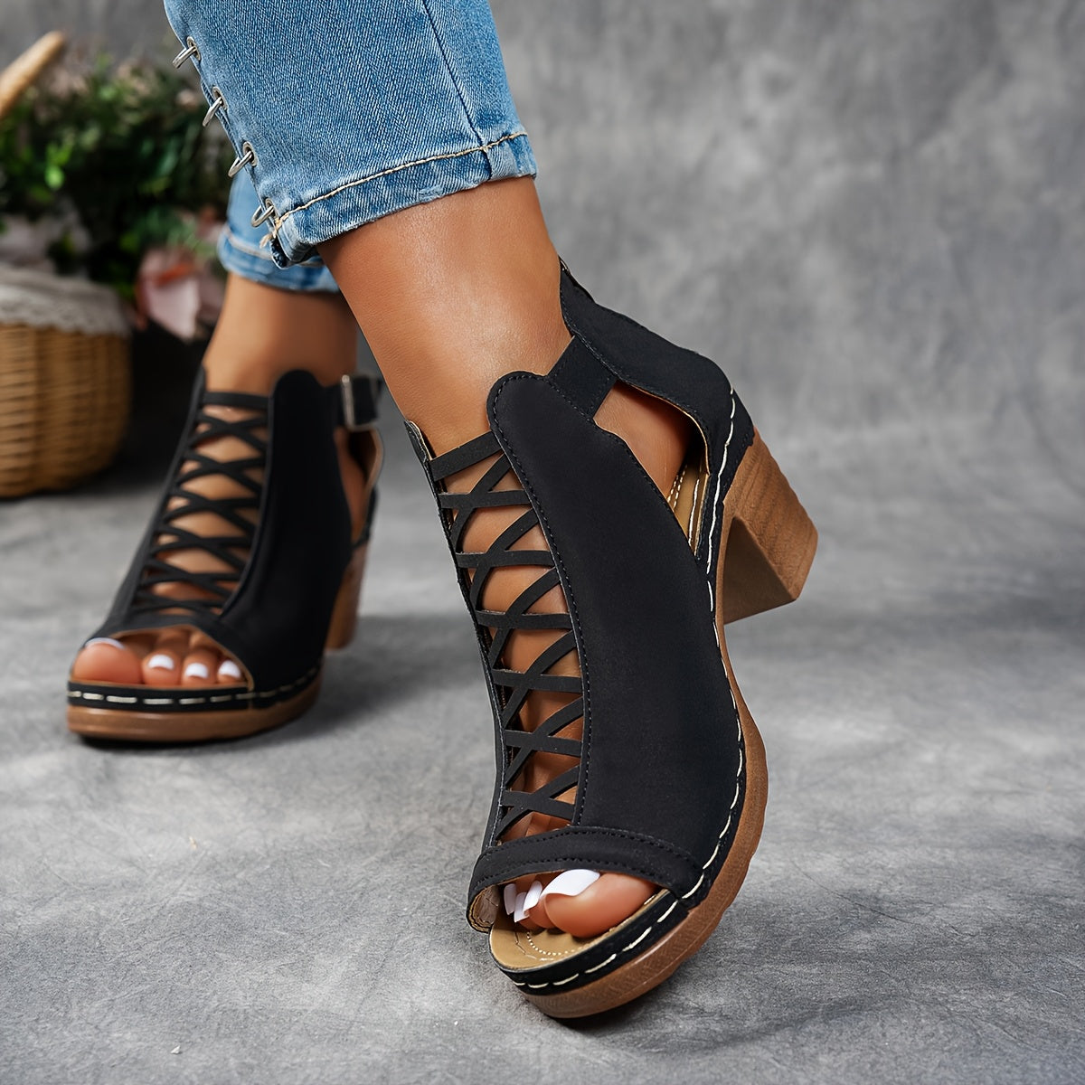 Sandalias Rejilla-Aire