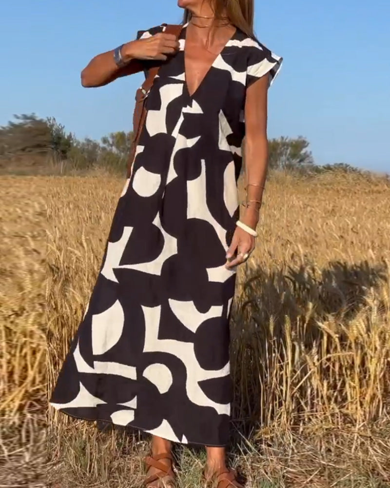 Elegancia-V Maxivestido