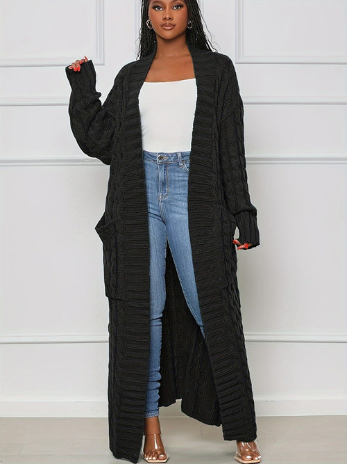Cardigan Comprido de Punto