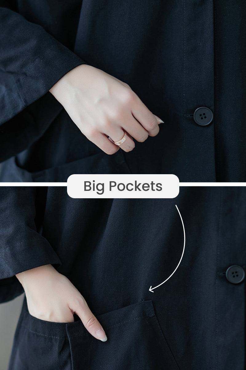 Gabardina Impermeable Oversize