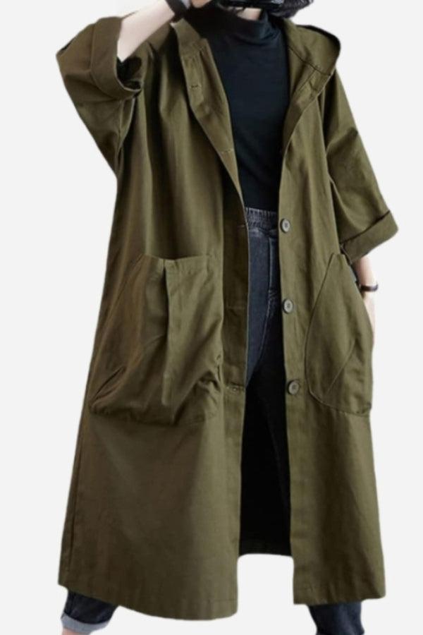 Gabardina Impermeable Oversize