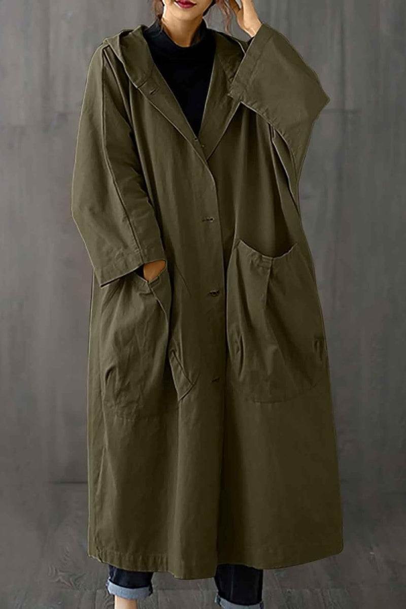 Gabardina Impermeable Oversize