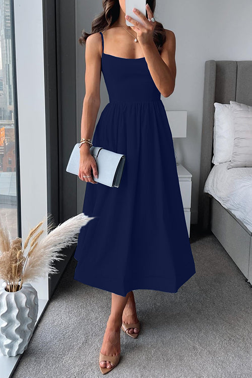 Vestido Midi Fresco-Elegante