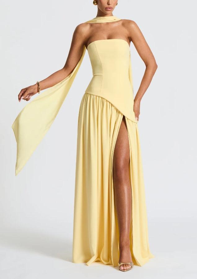 Vestido Maxi Elegante-Tallado