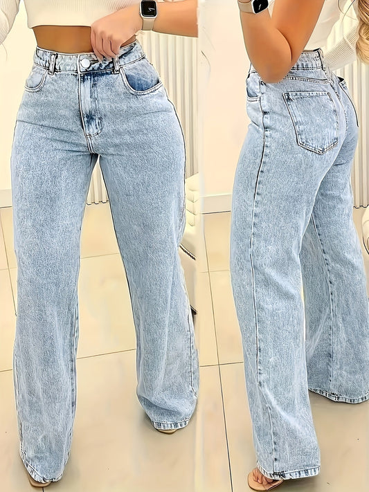 Pantalón Recto Efecto-Esbelto
