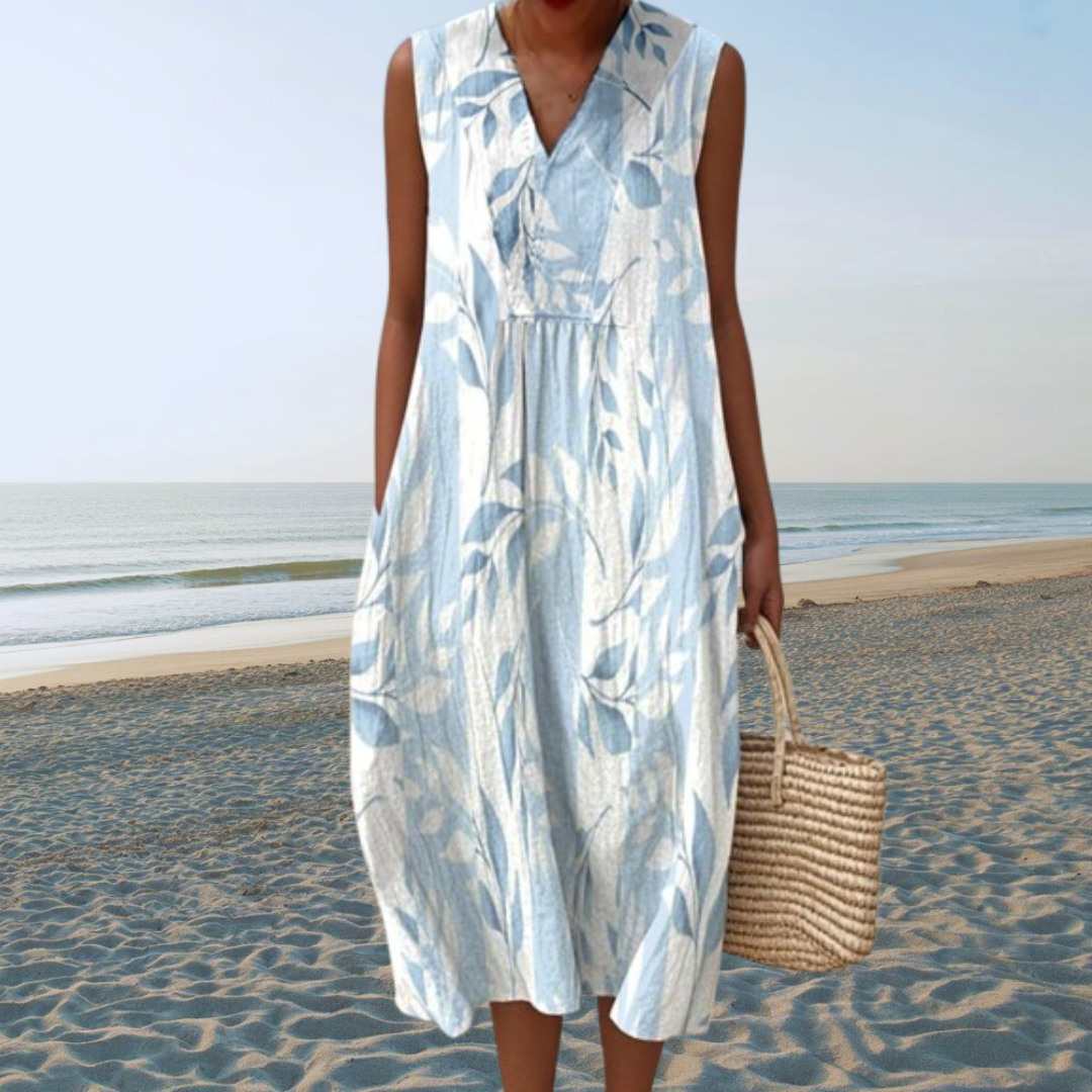 Vestido Flowy Azul