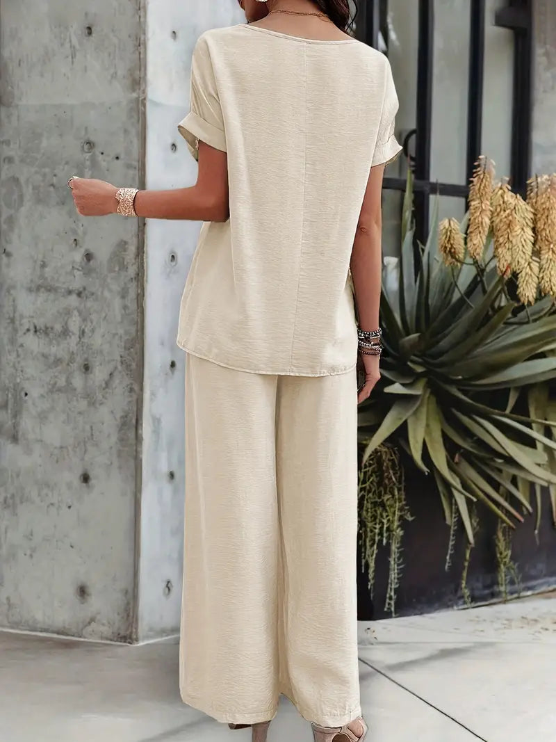 Conjunto Blusa Corte-Favorecedor