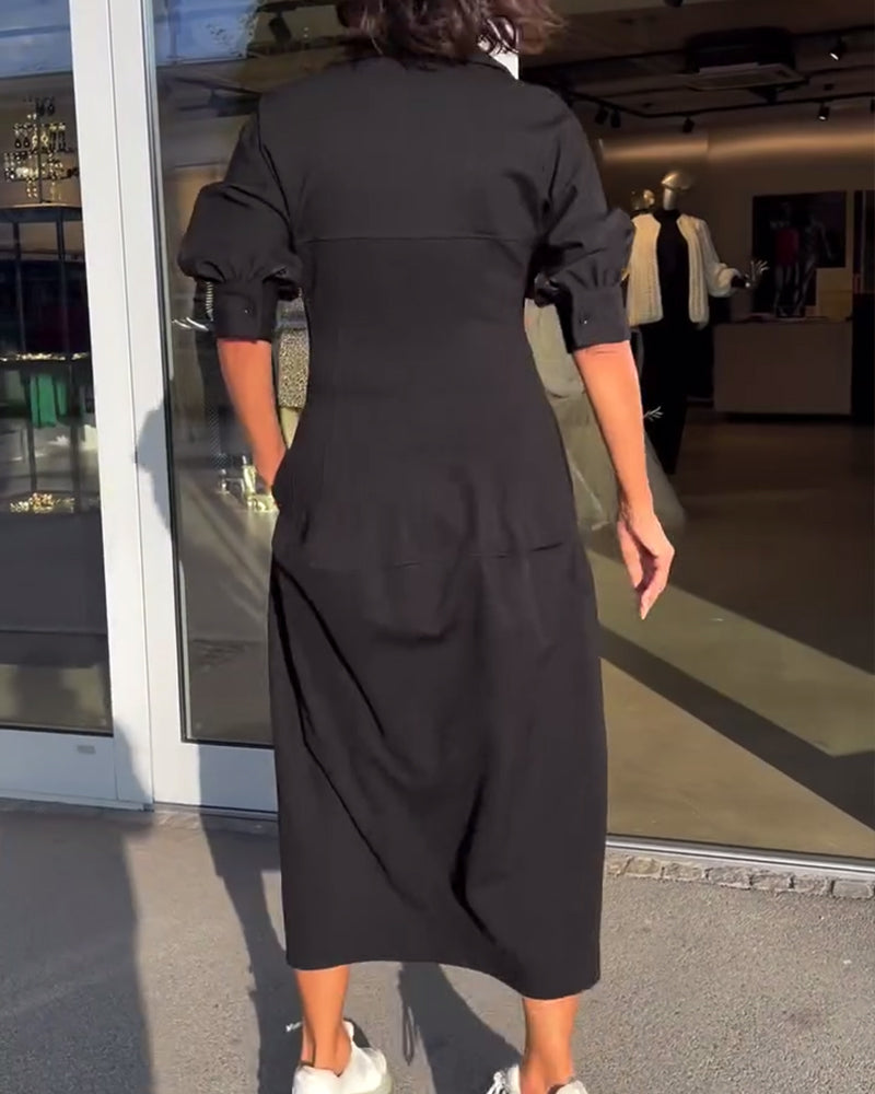 Vestido Largo Comodidad Elegante