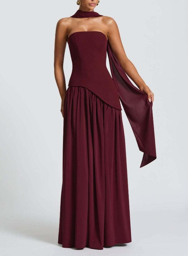 Vestido Maxi Elegante-Tallado