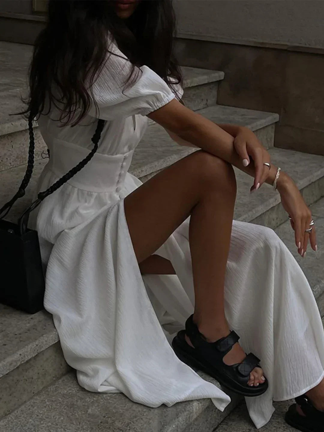 Vestido Cintura-Definida
