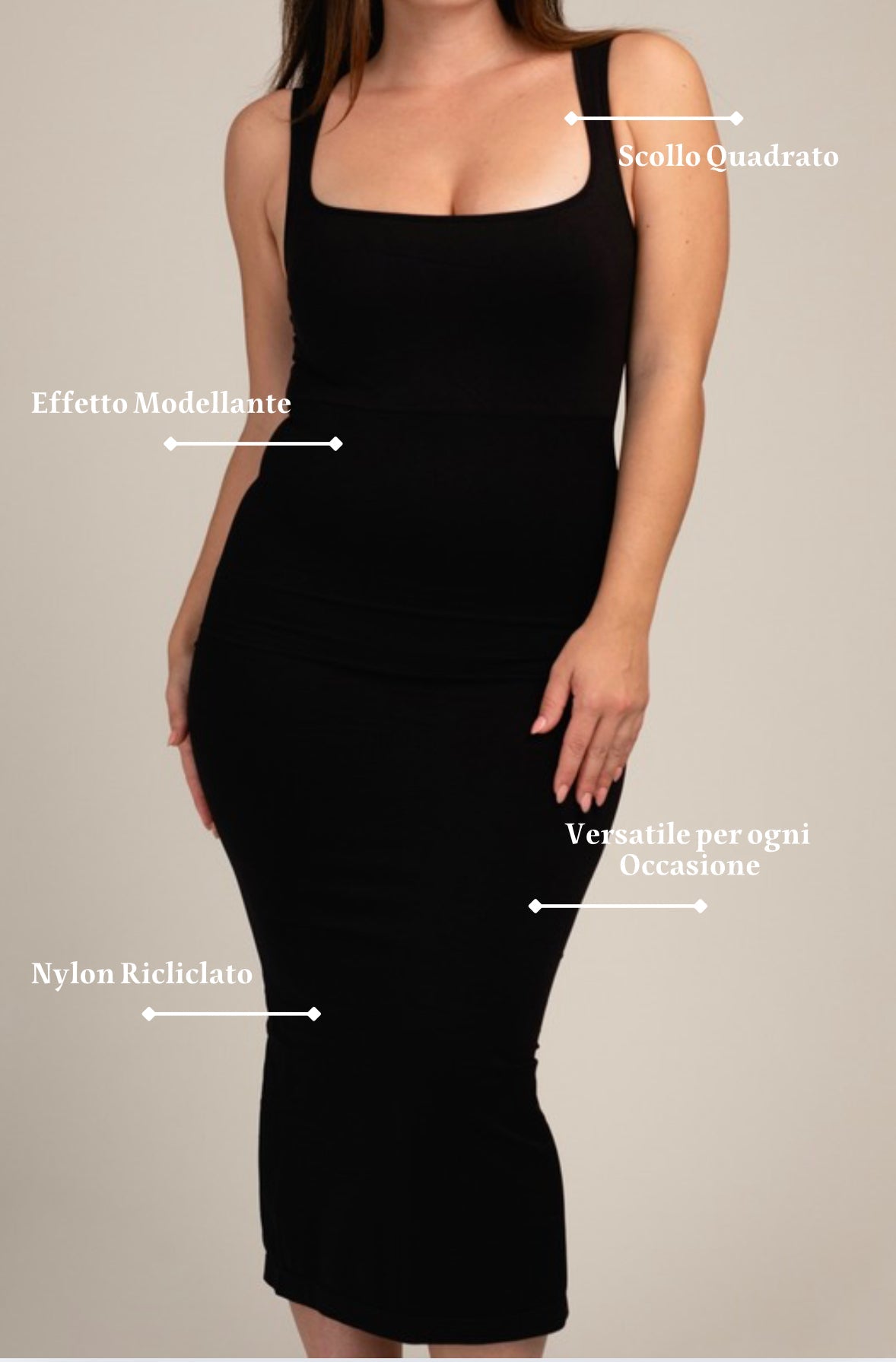 Vestido Esculpe-Curvas