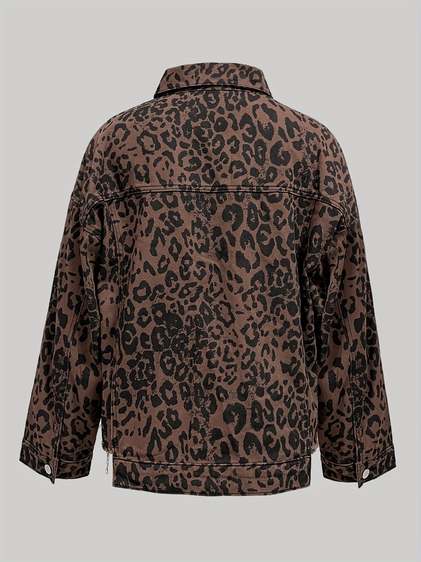 Camisa Leopardo Roja Confort-Stretch
