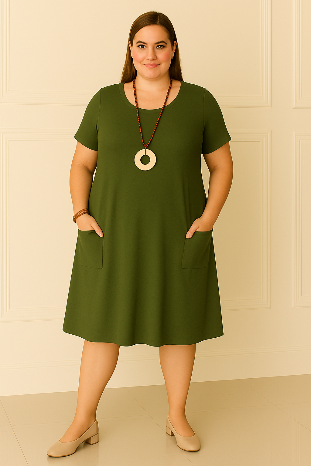 Vestido Flowy-Comfort A-Line