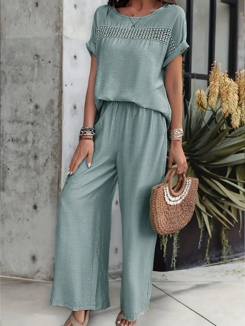 Conjunto Blusa Corte-Favorecedor