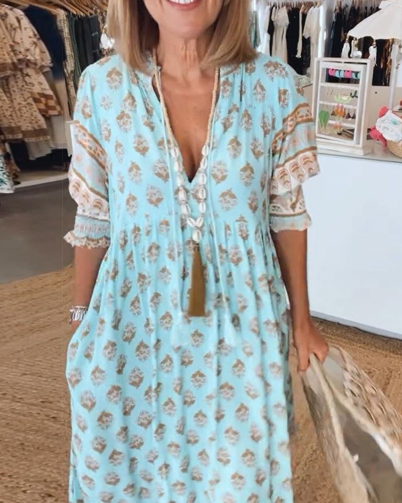 Vestido Estampado Favorecedor