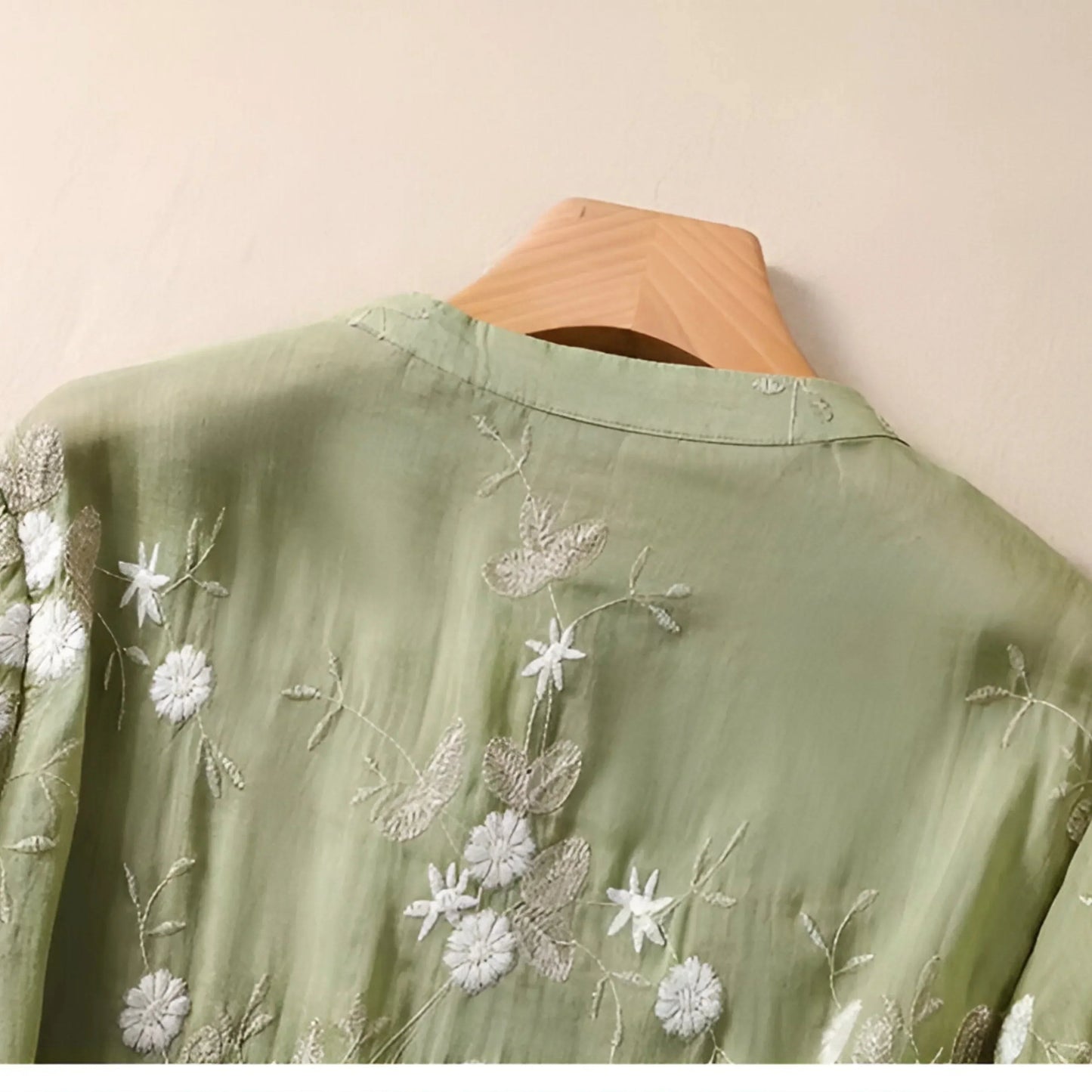 Elegance Embroidered Cotton Top