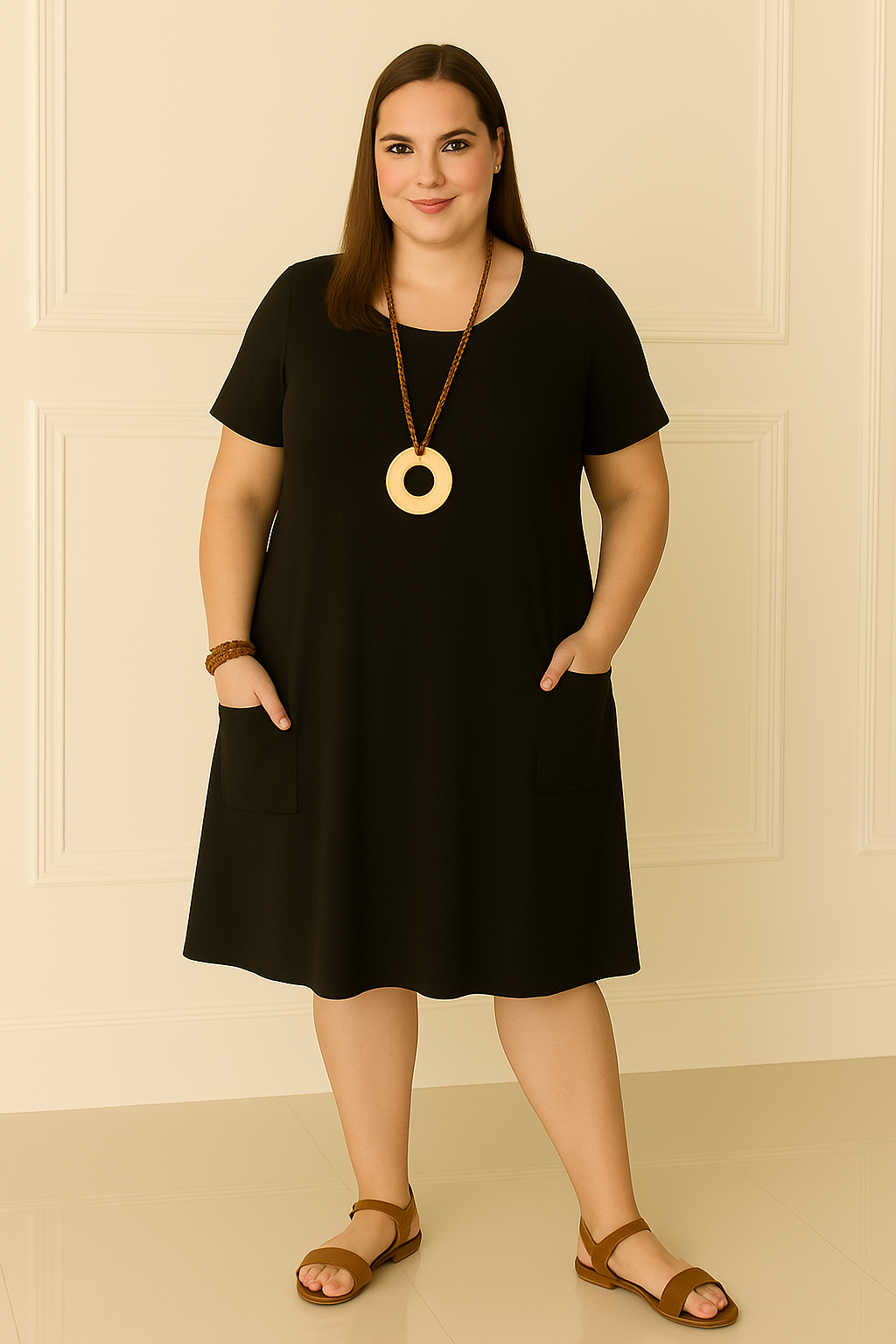 Vestido Flowy-Comfort A-Line
