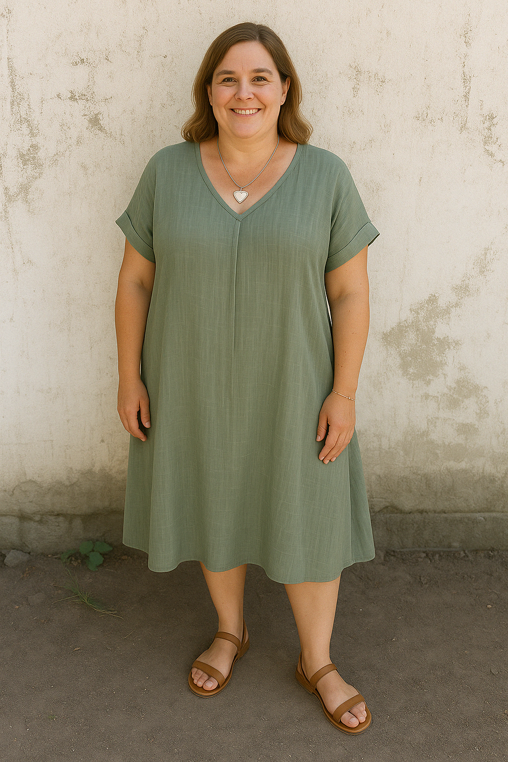Vestido Naranja Alegre
