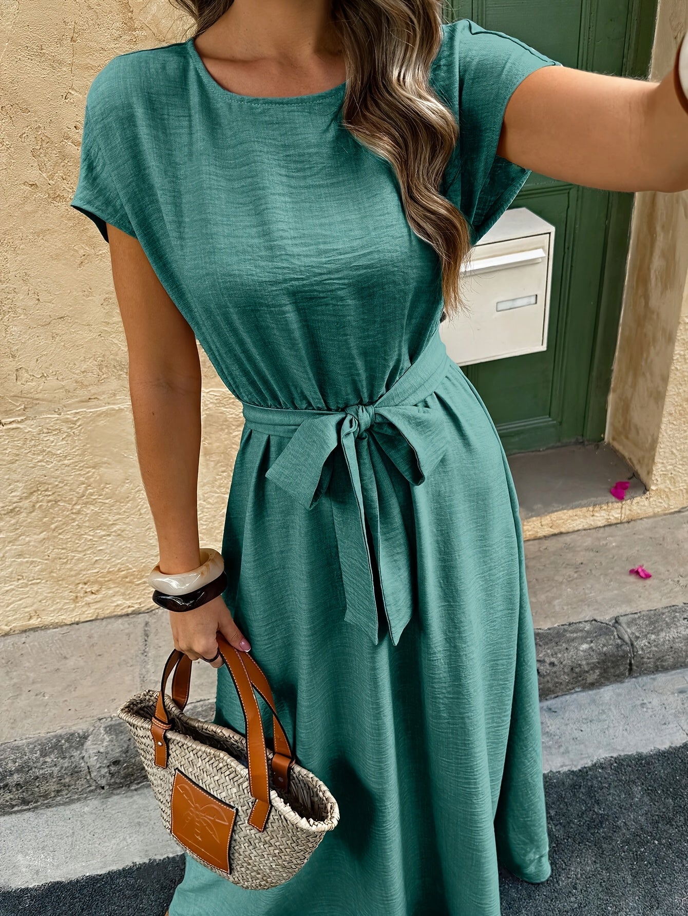 Vestido Midi Silueta-Esbelta