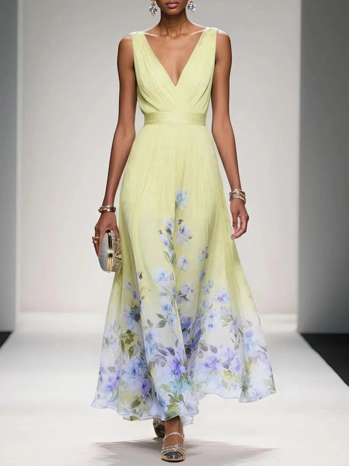 Vestido Floral Flowy Veraniego