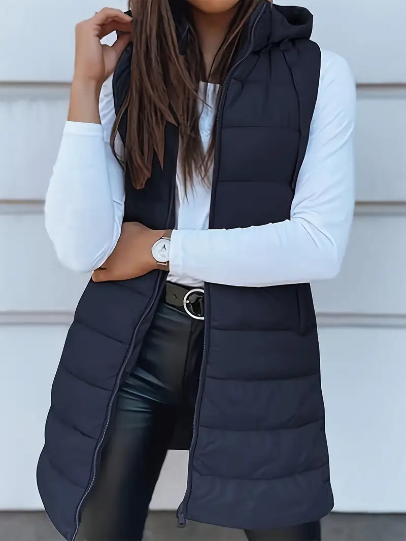 Chaqueta Larga Capucha-Protectora