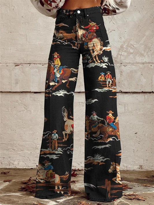 Pantalones Anchos Vintage Sofisticados